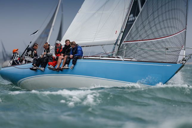  Scherzo of Cowes on her way to overall victory at Cowes Week 2022. Photo: Paul Weyth/CWL