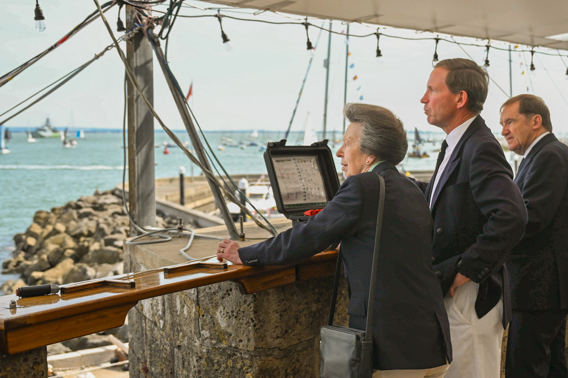 The Princess Royal fires the starting gun on Sunday morning